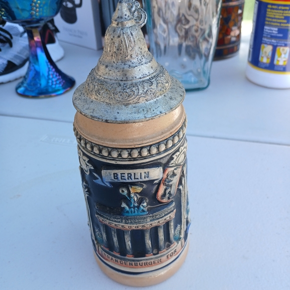 Zoller & Born Vintage Old Germany beer stoneware with lid - Picture 4 of 7